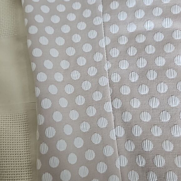 Banana Republic Women's Jacquard Polka Dot Ankle Pants Cream & White Size 2 - Picture 11 of 16